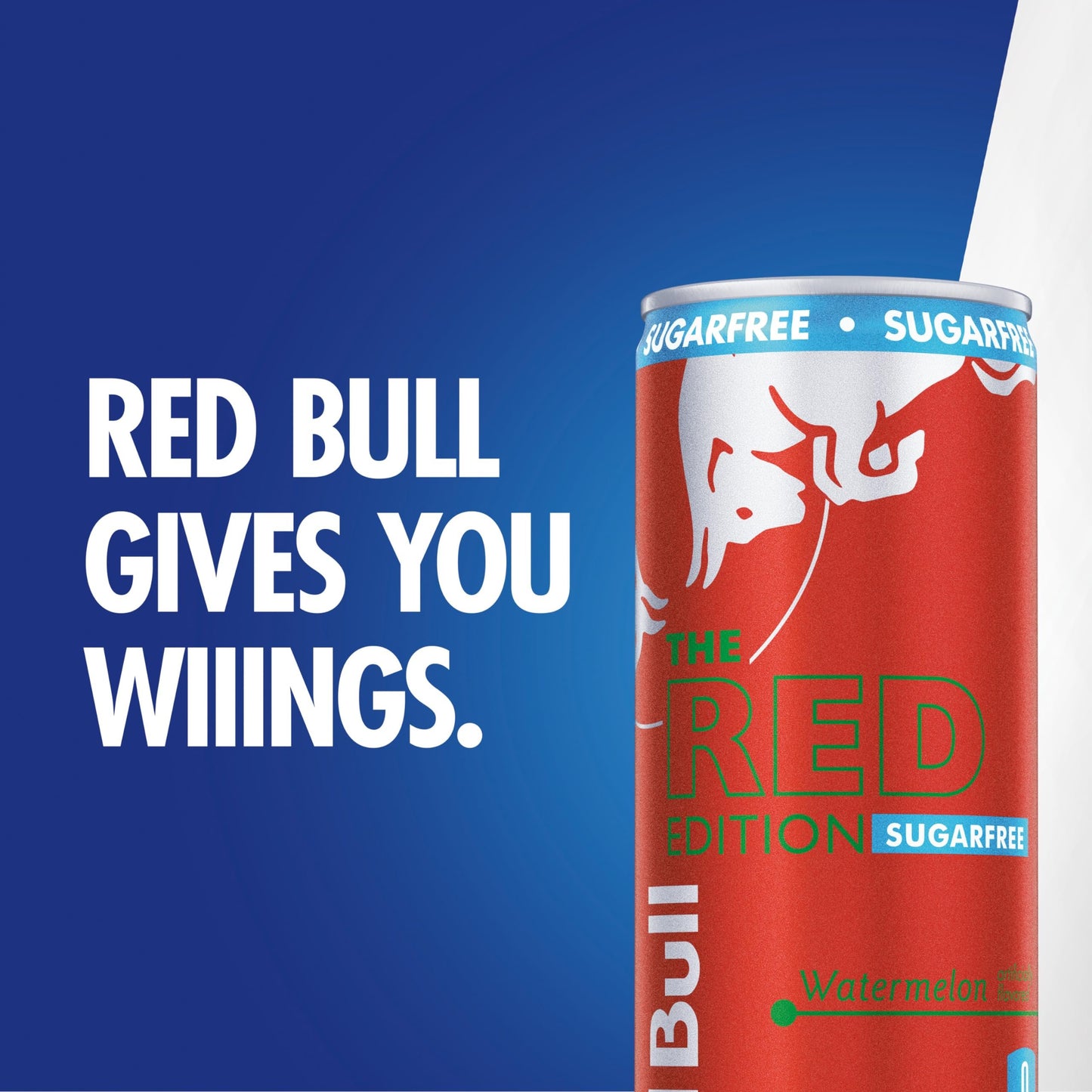 Red Bull Red Edition Sugar Free Energy Drink, Watermelon, with 114mg Caffeine plus Taurine & B Vitamins, 12 Fl Oz, Pack of 4 Cans