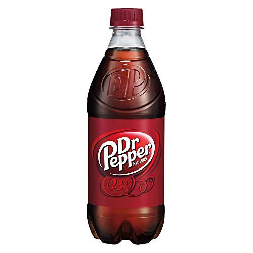 Dr. Pepper Soda, 20oz Bottle (Pack of 8, Total of 160 Fl Oz)