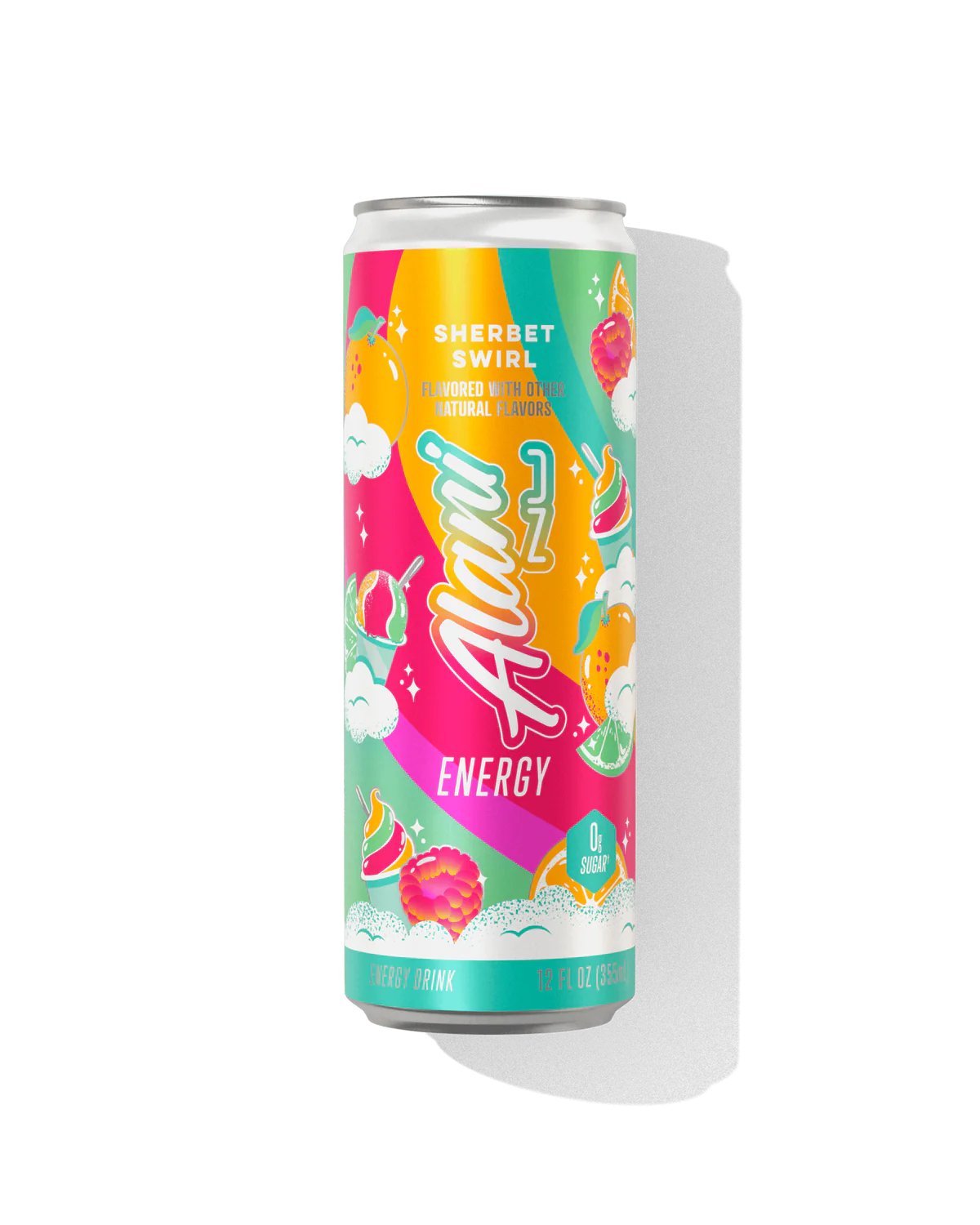 Alani Sherbet Swirl Energy Drink 12 ounce (6 Pack)