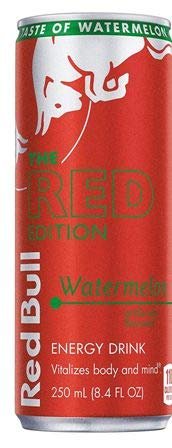Red Bull Variety Pack 8.4 ounce : Red, Peach, Yellow, Blue, Original, Amber - Pack of 24