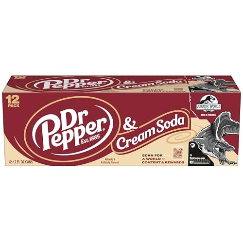 DR PEPPER - & CRÈME SODA, 12 OZ, 12 PK