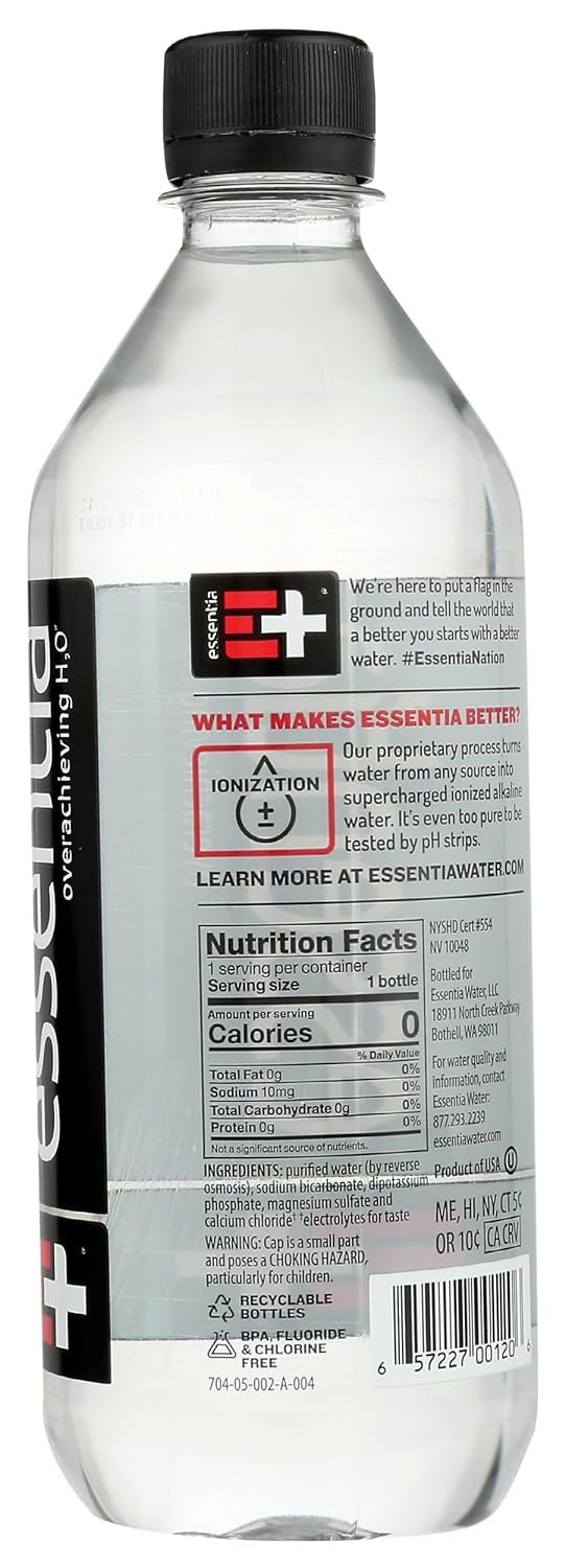 Essentia Water, Ionized Hydration Single, 20 Fl Oz
