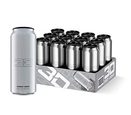 3D Energy Drink Chrome 16 oz (Pack of 12)