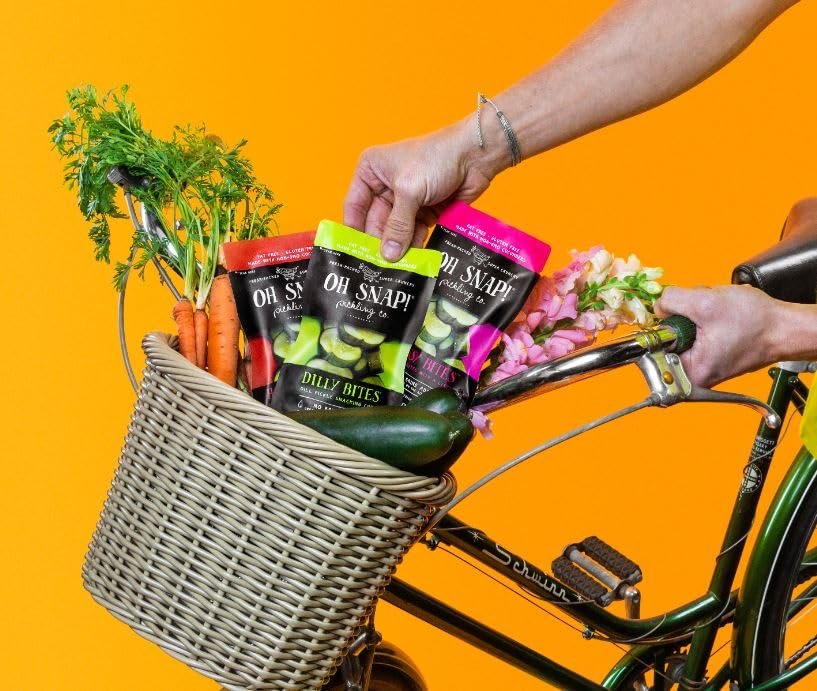 OH SNAP! | Carrot Cuties (12 Pack) | Pickled Baby Carrot Snacks | Fresh Packed Ready to Eat Pickled Baby Carrots | Gluten-Free, Fat-Free & Made With Non-GMO Veggies - Delicious & Healthy Snack
