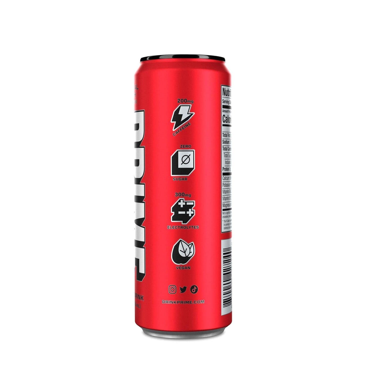 Prime Energy - Energy Drink with 200 mg. of Caffeine and 300 mg. of Electrolytes (Tropical Punch, Single)