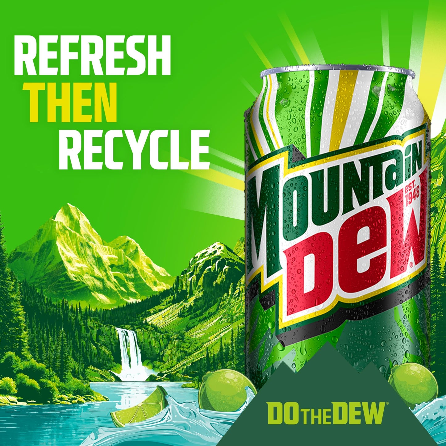 Diet Mountain Dew Soda, 12 Fl Oz Cans (Pack of 12)