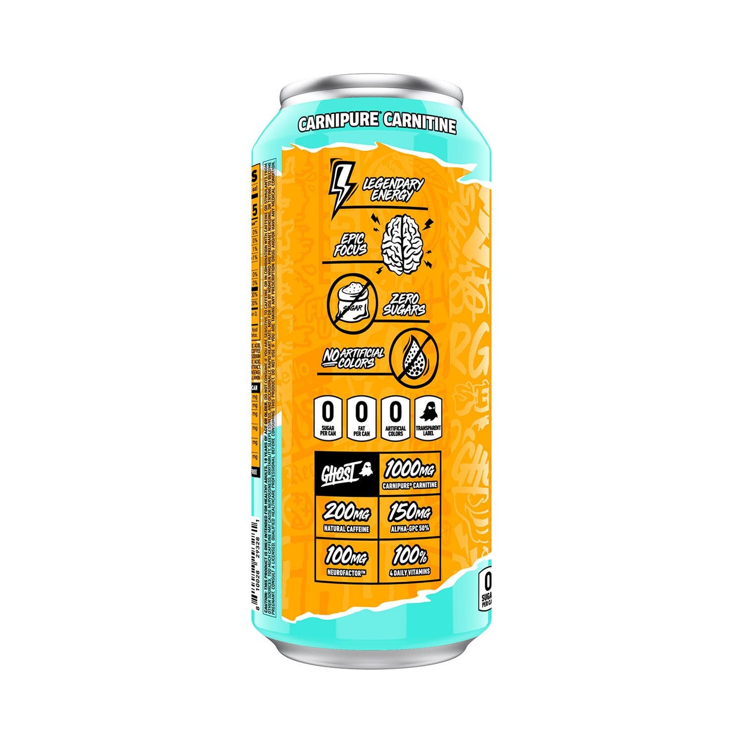 Ghost Energy Ready to Drink 16 Ounce Cans (Tropical Mango, 12 Cans)