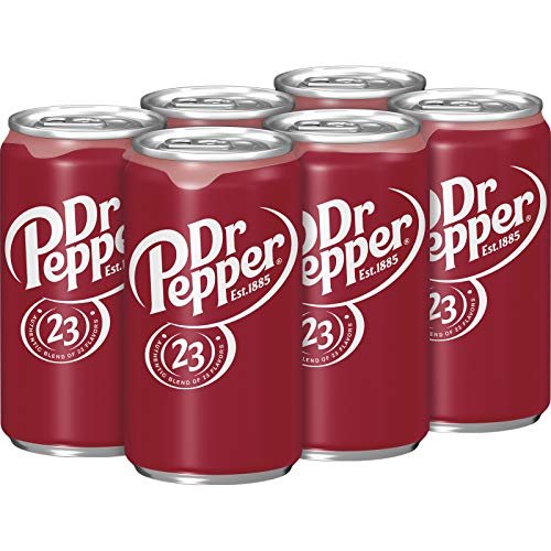DR PEPPER - MINI CANS, 7.5 OZ, 6 PK