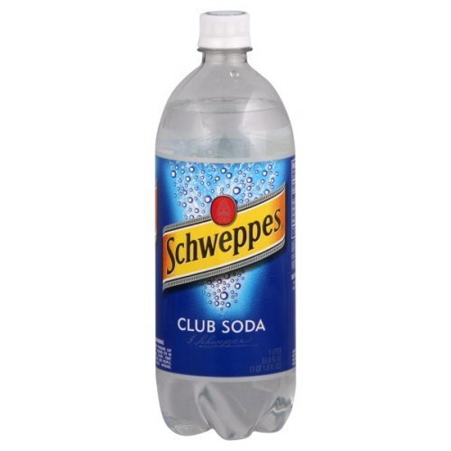Schweppes Club Soda 1 Liter, 4 Pack by Schweppes