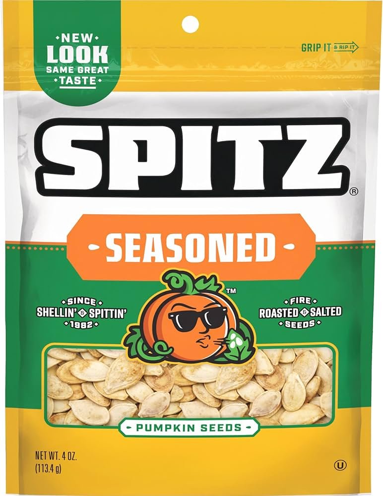 Spitz Pumpkin Seeds Seasoned, 4-Ounce (Pack of 12)
