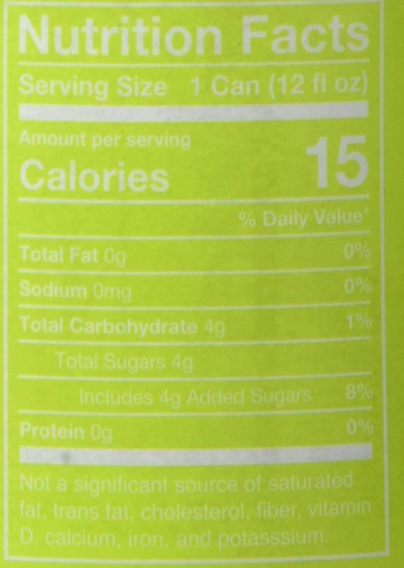 Poppi Ginger Lime Prebiotic Soda, 12 Fl Oz (Pack of 12)