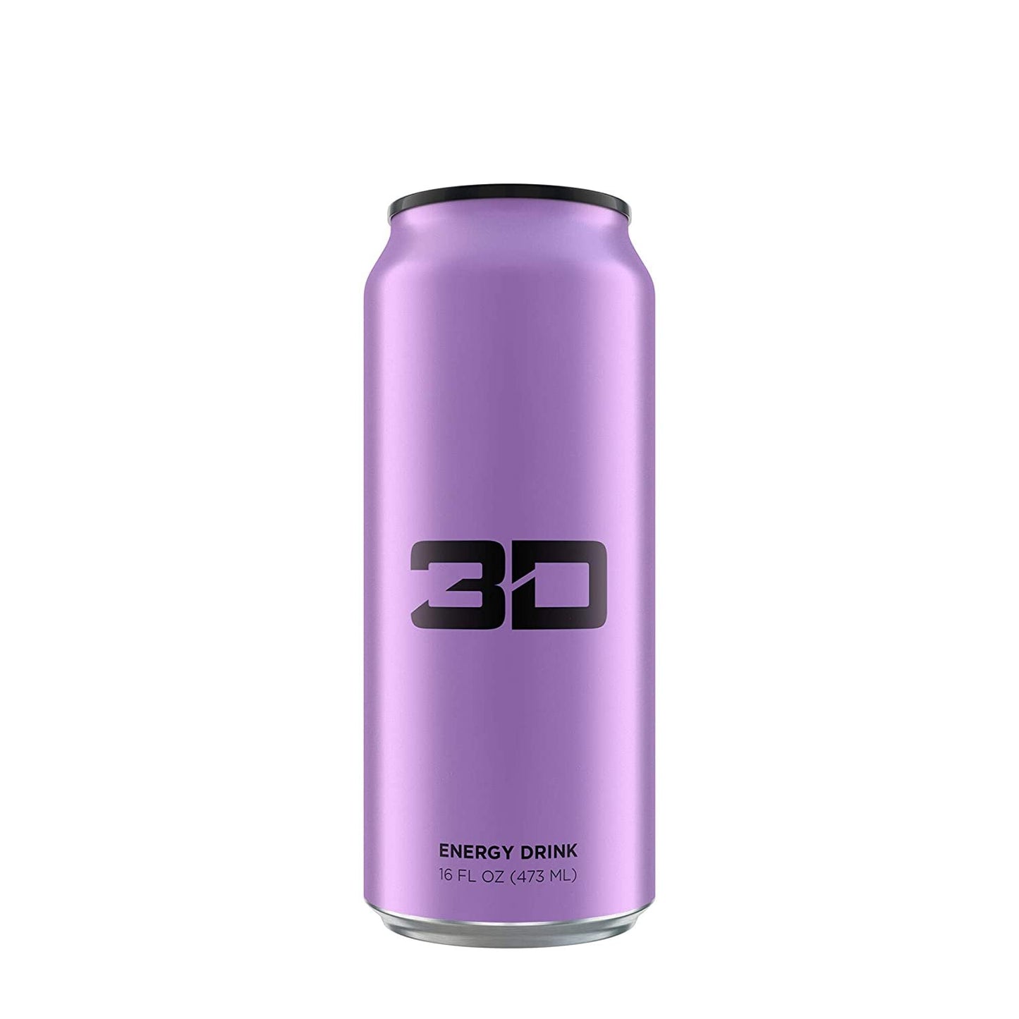 3D Energy Drink Grape 16 oz Cans (Pack of 12)