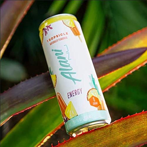 Alani Nu Sugar Free Energy Drinks 12 ounce Cans (Tropisical, 12 Cans)