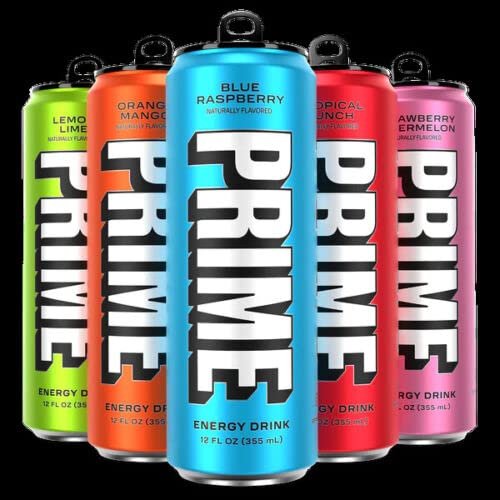 Prime Energy - Energy Drink with 200 mg. of Caffeine and 300 mg. of Electrolytes (Tropical Punch, Single)