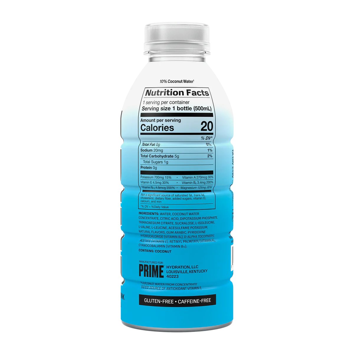 PRIME Hydration BERRY FREEZE Sports Drink 16.9 oz (Pack of 12)