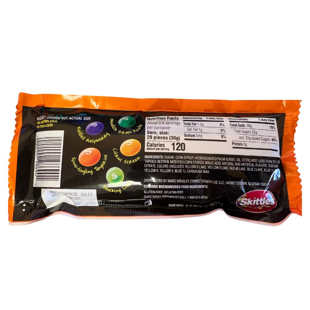 SKITTLES SHRIEKERS KING SIZE (Pack of 24)