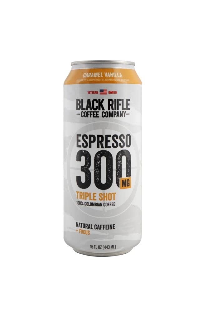 Black Rifle Coffee Company RTD (Caramel Vanilla, 15 Fl Oz (Pack of 12))