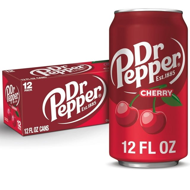 Dr Pepper Cherry 12 oz Cans 12 Pack