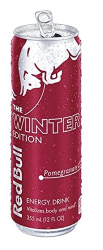 Red Bull Energy Drink, Winter Pomegranate, 12 ounce (Pack of 12)