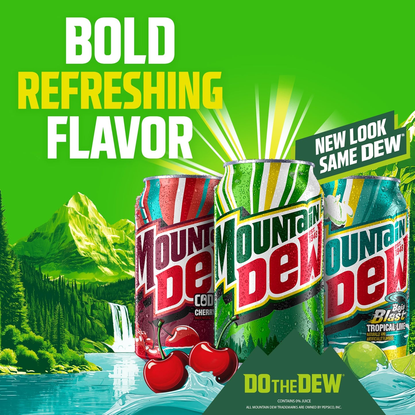Diet Mountain Dew Soda, 12 Fl Oz Cans (Pack of 12)