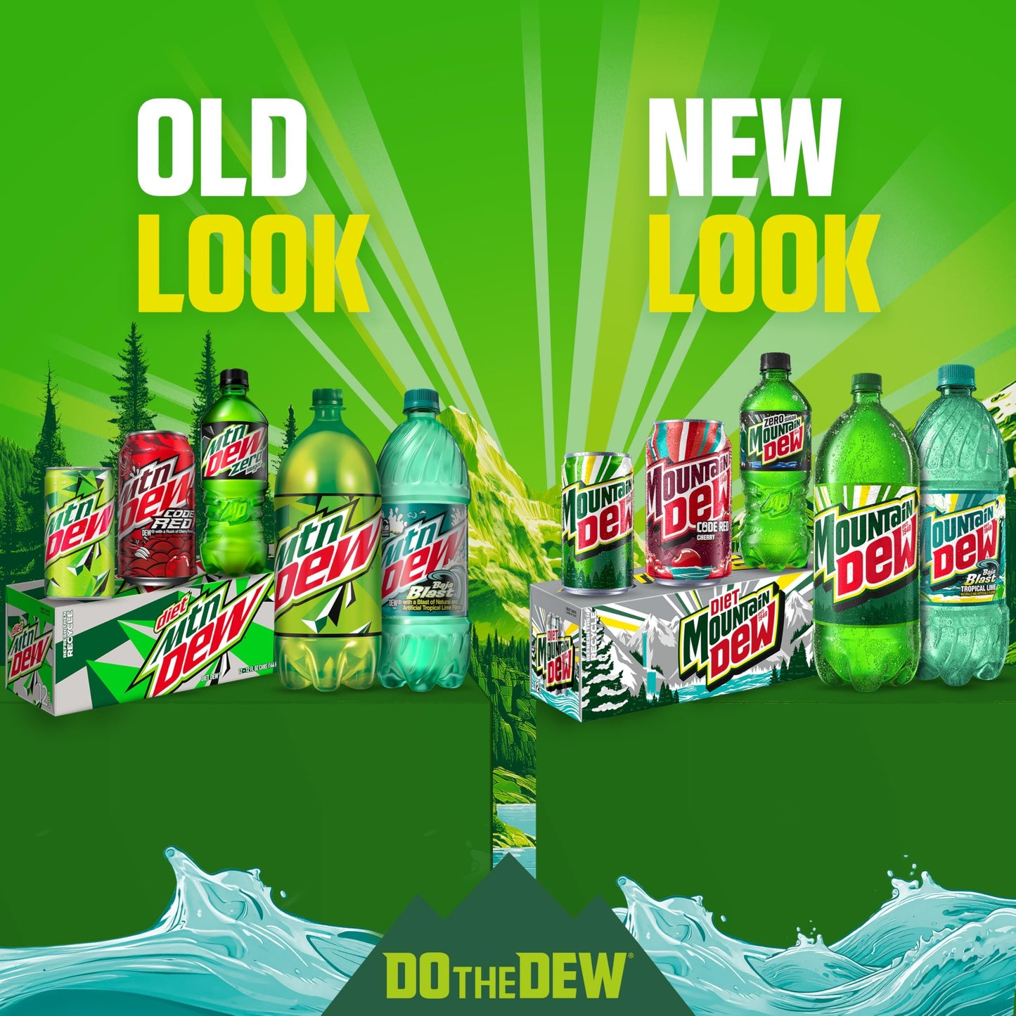 Diet Mountain Dew Soda, 12 Fl Oz Cans (Pack of 12)
