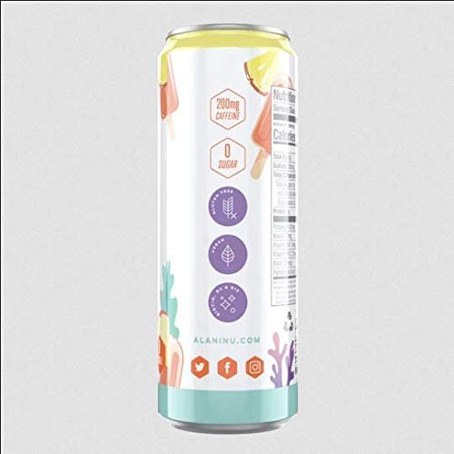 Alani Nu Sugar Free Energy Drinks 12 ounce Cans (Tropisical, 12 Cans)