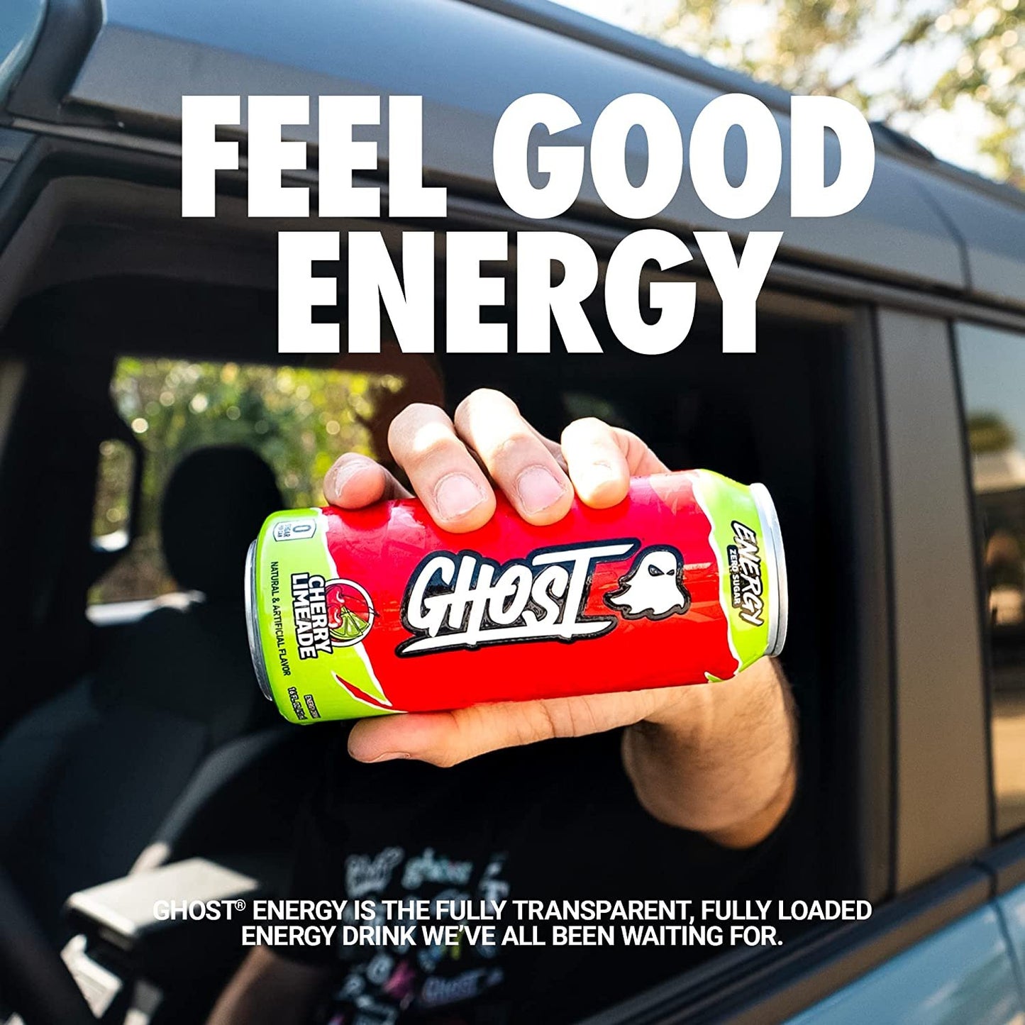 GHOST ENERGY Sugar-Free Energy Drink 16 oz (Pack of 12)
