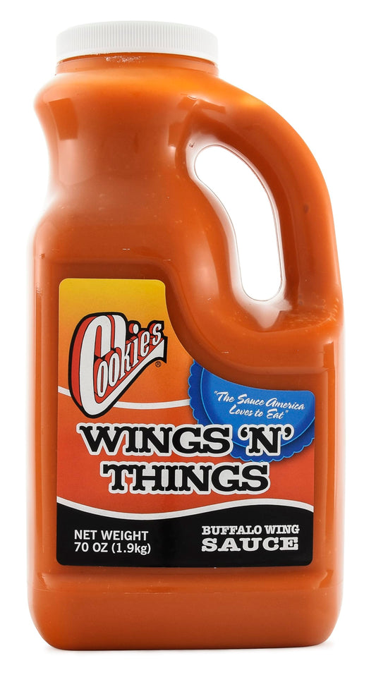 Cookies Food Products Cookies Wings-N-Things Hot Sauce, 70 Ounce