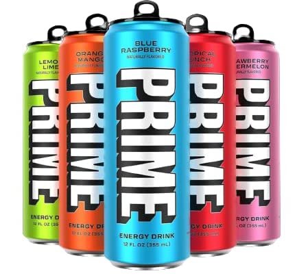 Prime Hydration Energy Drink Variety Pack of 5
