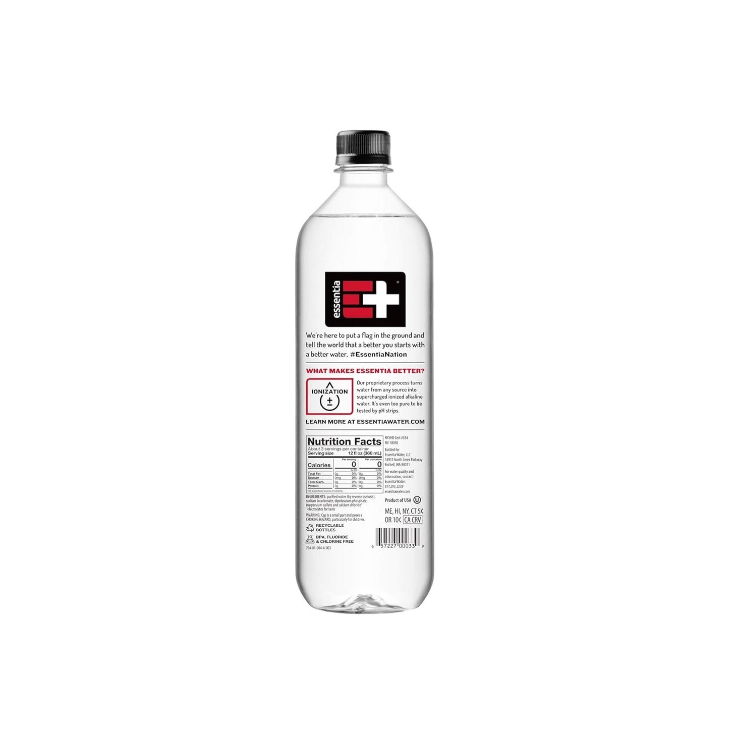 Essentia Water, 9.5 pH, 1 Liter Bottle