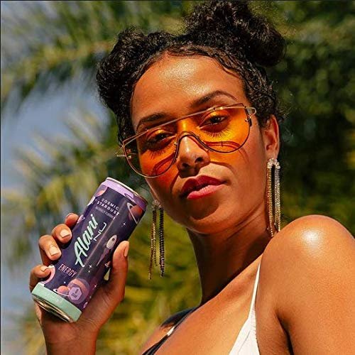 Alani Nu Sugar Free Energy Drinks 12 ounce Cans (Cosmic Stardust, 6 Cans)