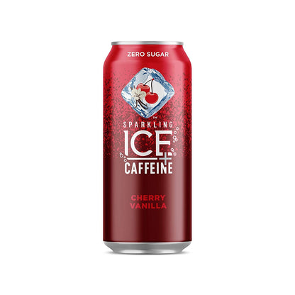 Sparkling Ice +Caffeine, Naturally Flavored Sparkling Water with Antioxidants & Vitamins, Zero Sugar, Multi-Flavor Variety Pack, 16oz Cans