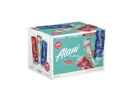 Alani Nu Sugar-Free Energy Drink, 12-pack Variety Pack, Juicy Peach, Cherry Slush, Breezeberry Stardust, 12oz Cans 12-pack Multi-pack (12 Cans)