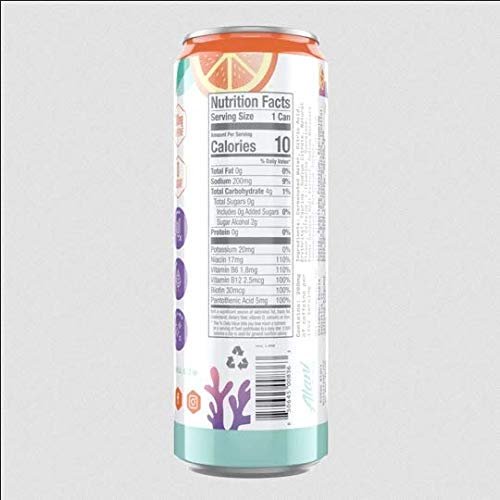 Alani Nu Sugar Free Energy Drinks 12 ounce Cans (Mimosa, 12 Cans)
