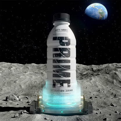 PRIME Hydration META MOON | Sports Drinks | Electrolyte Enhanced for Ultimate Hydration | 250mg BCAAs | B Vitamins | Antioxidants | 2g Of Sugar | 16.9 Fluid Ounce | 12 Pack