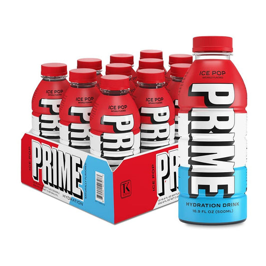 Prime Hydration ICE POP 16.9 Fl Oz (Pack of 12)