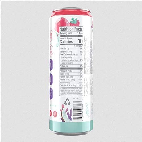 Alani Nu Sugar Free Energy Drinks 12 ounce Cans (Tropsical, 6 Cans)