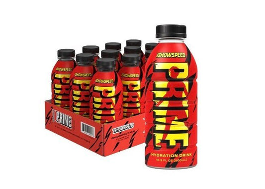 PRIME Hydration IShowSpeed Sports Drink 16.9 oz (Pack of 12)