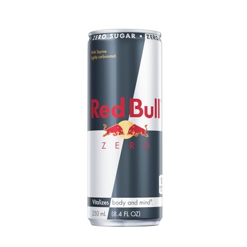 Red Bull Energy Drink, Zero, 8.4 Fl Oz (Pack of 12)