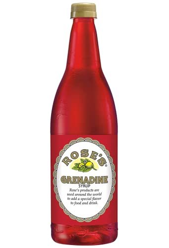 Rose's Grenadine, 1 Liter (2-Pack)