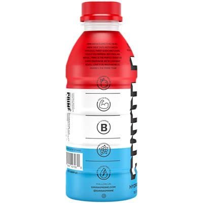 Prime Hydration Drink "Ice Pop" 16.9oz (Pack of 6 bottles) W/ Tip the Scales sticker