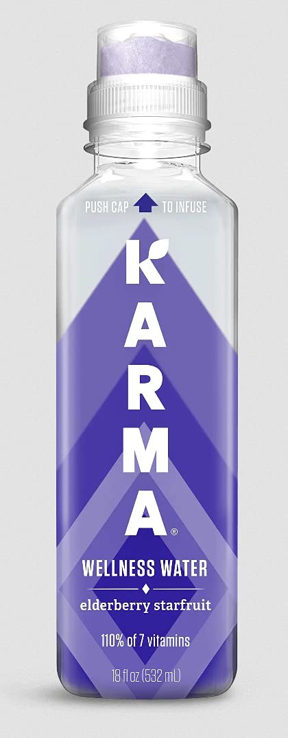 Karma Wellness Water Variety Packs (3 Flavor Pack), 18 Fl Oz (Pack of 12)