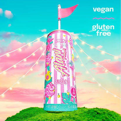 Alani Nu COTTON CANDY, Sugar Free, Low Calorie Energy Drinks, 200mg Caffeine, Biotin, B Vitamins, Zero Sugar, 10 Calories, 12 Fl Oz Cans, 12 Pack