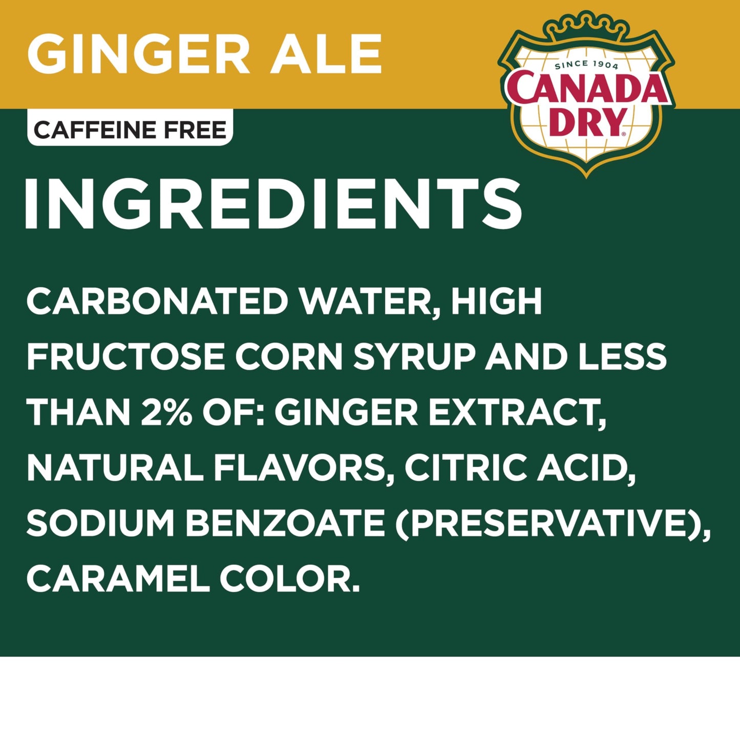 Canada Dry Ginger Ale Soda, 7.5 fl oz cans, 6 pack