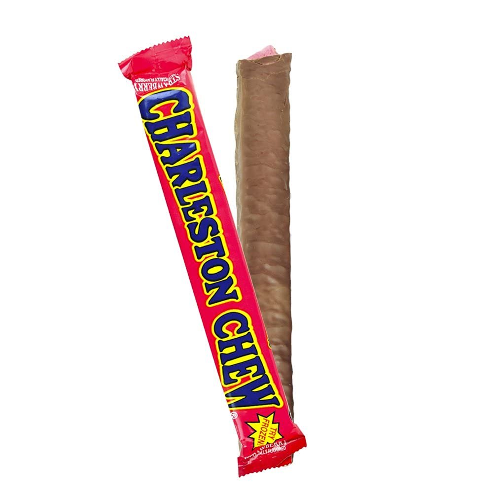 Charleston Chew Strawberry - 53.2g CLASSIC RETRO AMERICAN CANDY BAR - 8 BARS