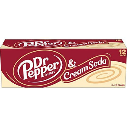 DR PEPPER - & CRÈME SODA, 12 OZ, 12 PK