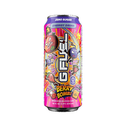 G FUEL Berry Bomb Energy Drink, 16 fl oz, 12 Count