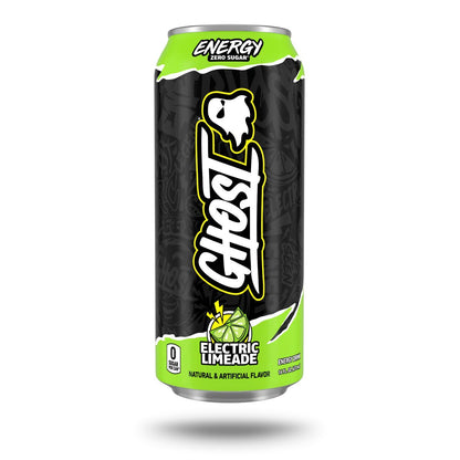 GHOST Energy (Electric Limeade) - Performance Energy Drink - 12-Pack