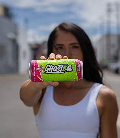 Ghost Energy Ready to Drink 16 Ounce Cans (Sour Patch Kids/Warheads Variety Pack, 12 Cans)