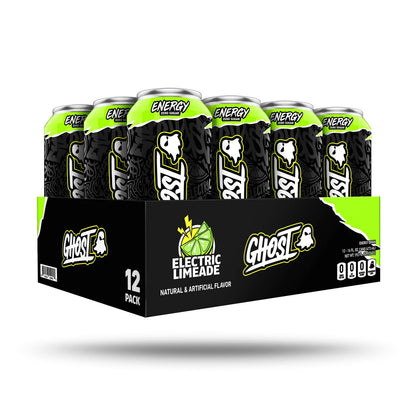 GHOST Energy (Electric Limeade) - Performance Energy Drink - 12-Pack